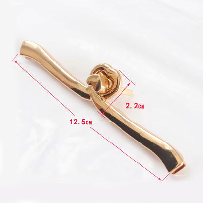 Turn lock Heart Shape Clasp Buckle- Gold