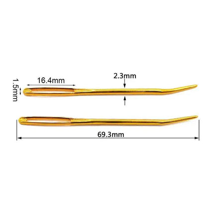 2 pieces Metallic Wool Needle