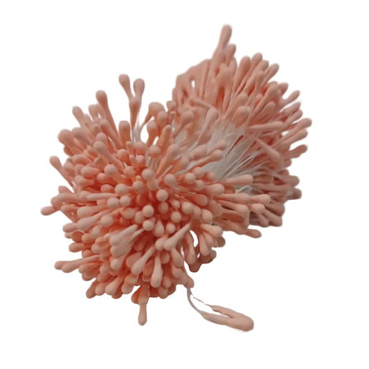 Atificial Muted stamen pistil-Peach