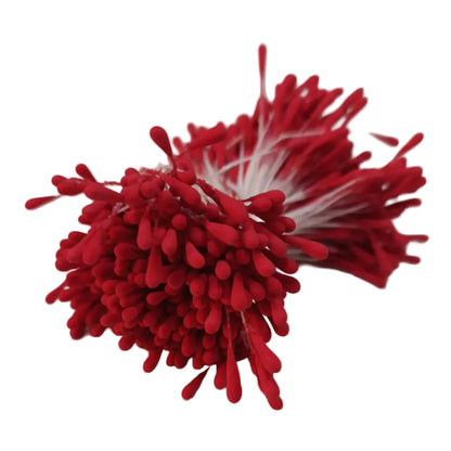 Atificial Muted stamen pistil-Red