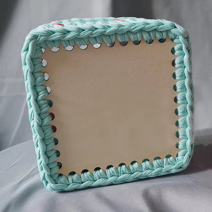Wooden Square Bag Base - Sara Crochet