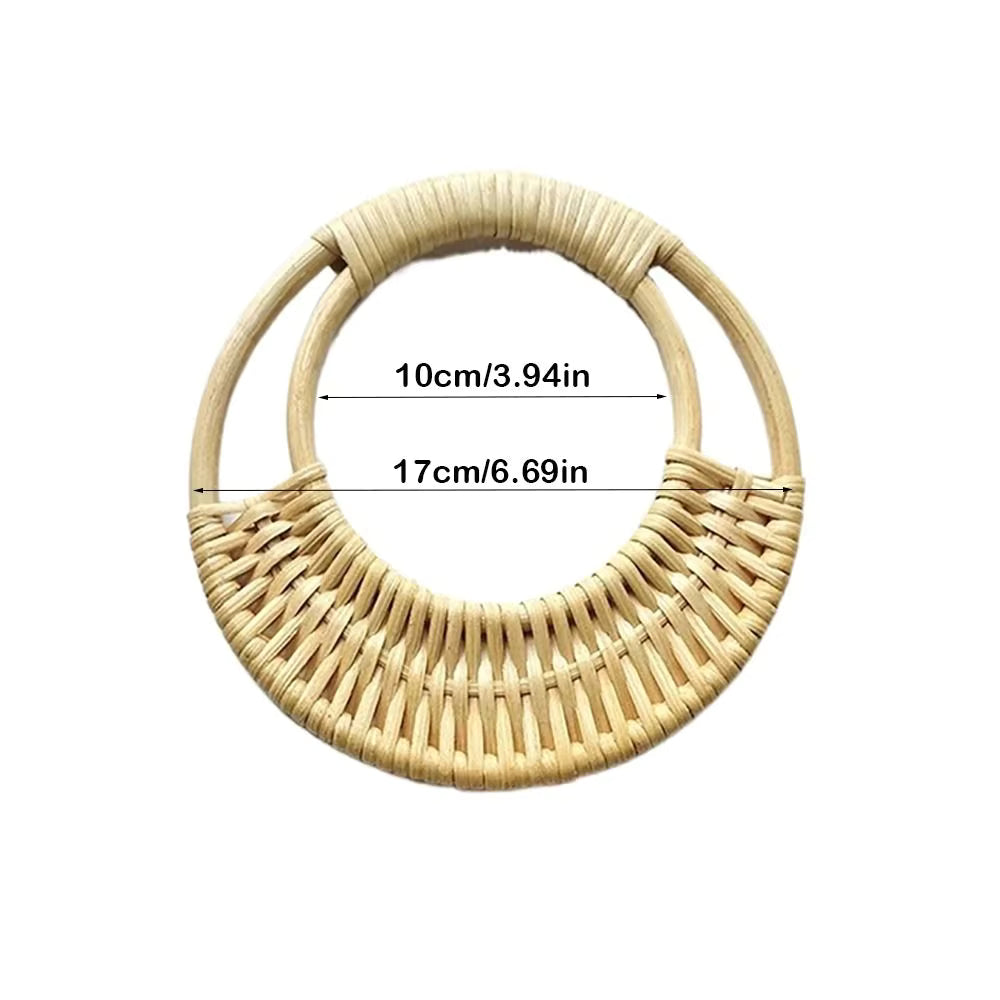 1 Pair Straw Bag Handles