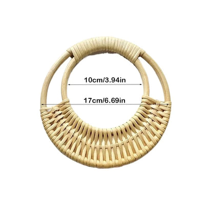 1 Pair Straw Bag Handles