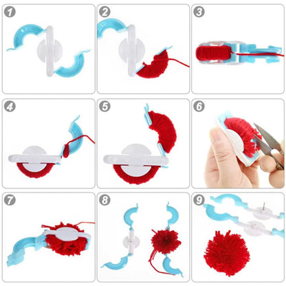 Pom Pom Maker Craft Kit - Sara Crochet