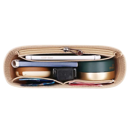 1PC Felt Insert Bag Organizer-Brown