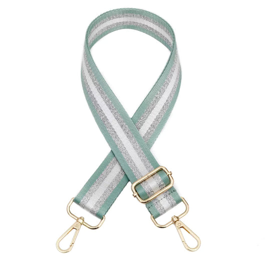 Adjustable Bag Strap Belts- Green - Sara Crochet