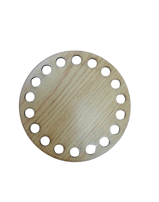 Wooden Base- Round- 10cm