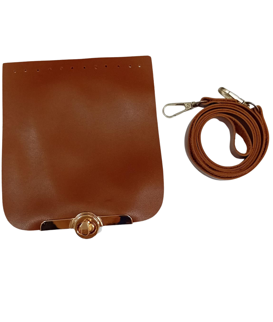 Leather Bag Cover + Handle