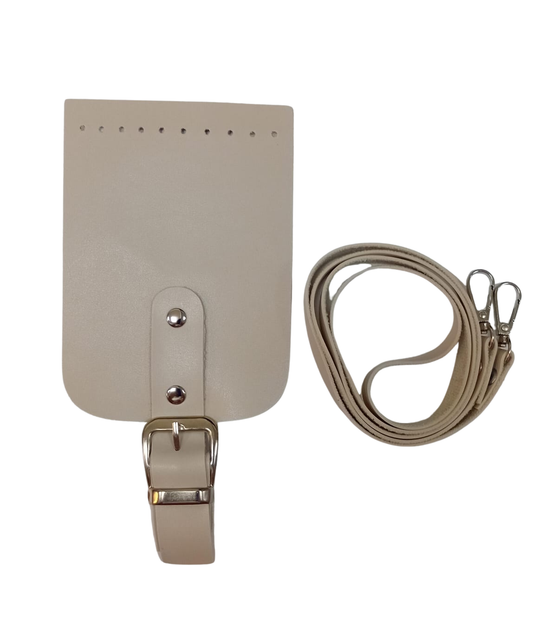 Leather Bag Cover + Handle