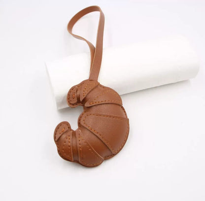 Croissant Bag Charm - Caramel