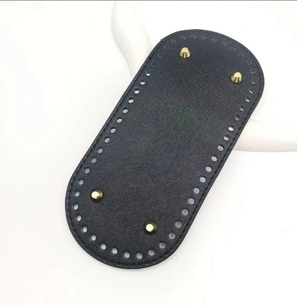 Leather Base 22 x 10 cm - Black
