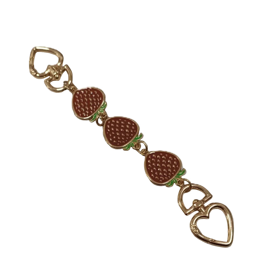 Chain Extension Dark Red Strawberry