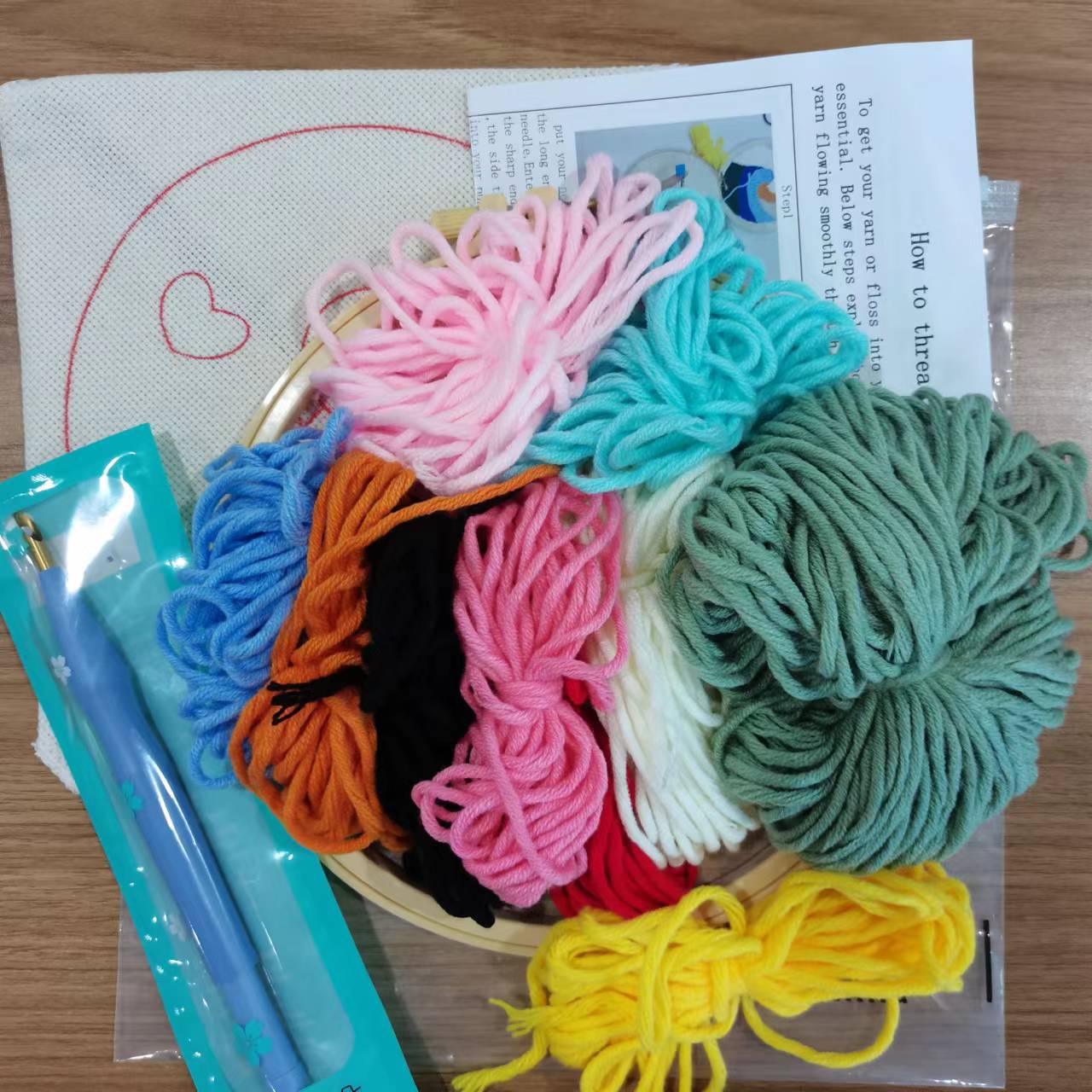 Nature Pattern Embroidery Set
