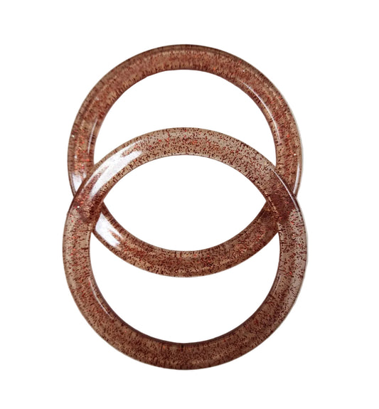 1 Pair Resin Circle Bags Handle