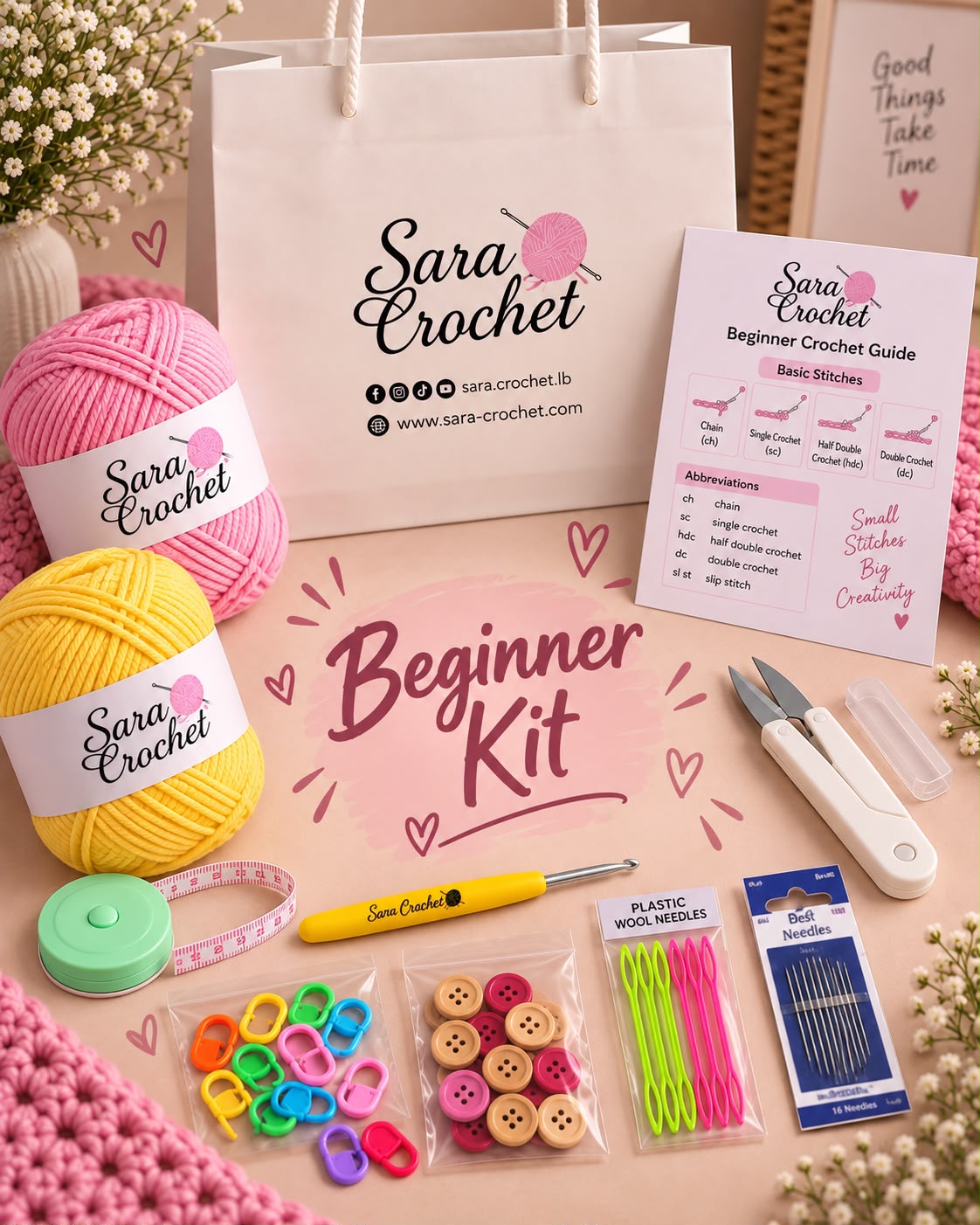 Sara Crochet Beginner Kit