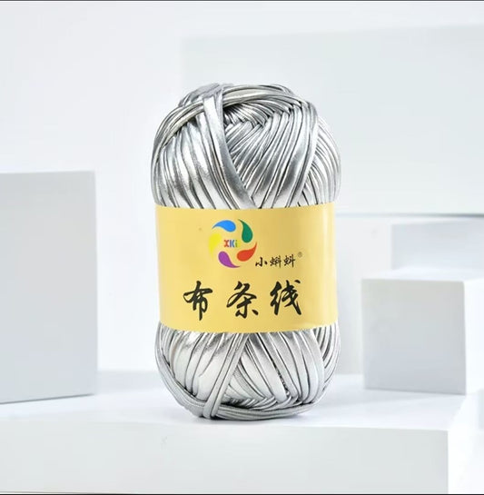 Metallic T-Shirt-Silver