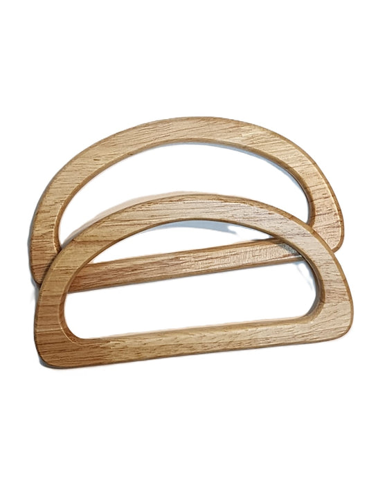 1 Pair Wooden Semi Circle Handle-20 CM