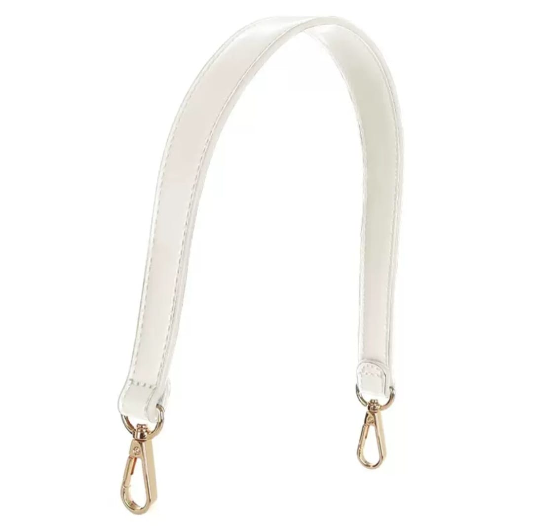 Leather Handles White - 50 cm