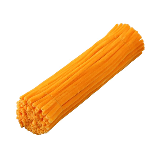 Pipe Cleaner 100 pcs- Light Orange