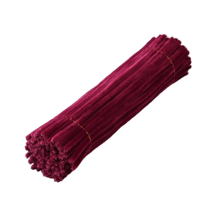 Pipe Cleaner 100 pcs- Burgandy