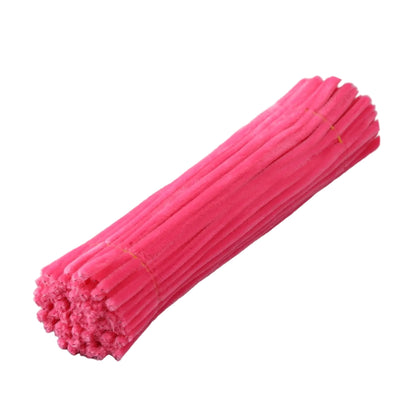 Pipe Cleaner 100 pcs- Pink Bonbon