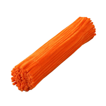Pipe Cleaner 100 pcs- Dark Orange