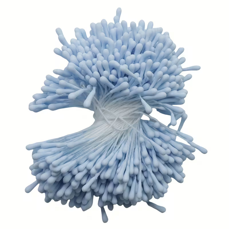 Atificial Muted stamen pistil-Baby blue