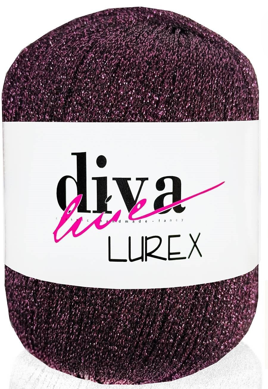 Diva-Lurex- Eggplant