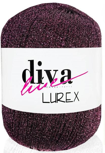Diva-Lurex- Eggplant