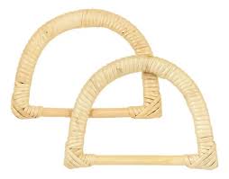 D Shape Bamboo Handle-Light Brown