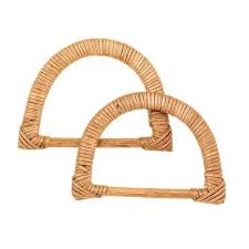 D Shape Bamboo Handle-Brown