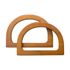 D Shape Wooden Handle-Brown