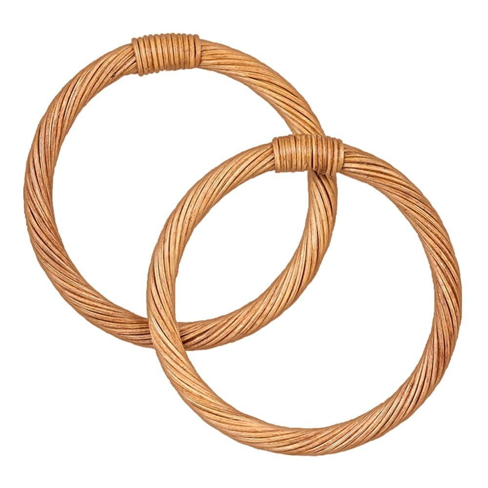 Round Bamboo Handle-Brown