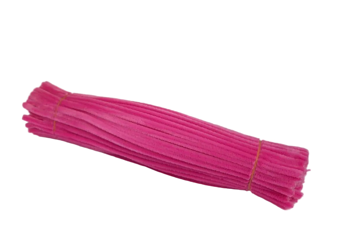 Pipe Cleaner 100 pcs-Pink