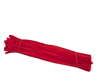 Pipe Cleaner 100 pcs-Red