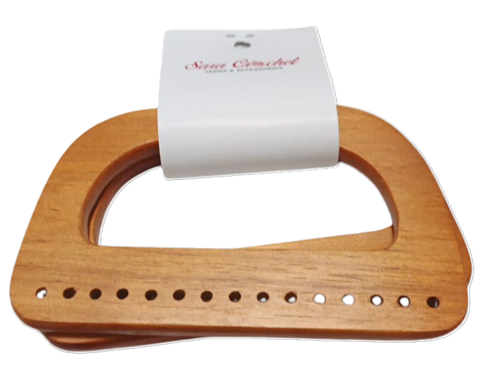 Pair Wooden Half Circle Handle